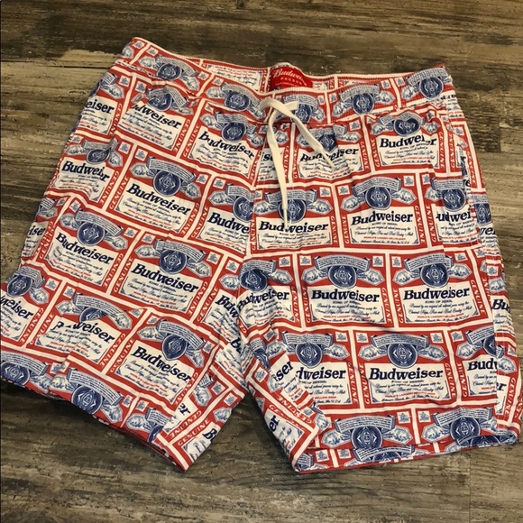 budweiser swim trunks pacsun